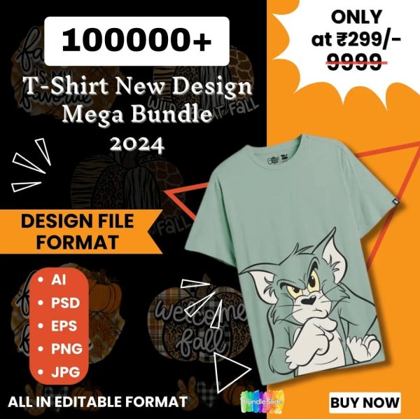 100000+ T-Shirt Disign Mega Bundle