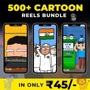 500+ Cartoon Reels Bundle