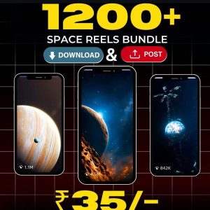 1200+ Space Reels Bundle