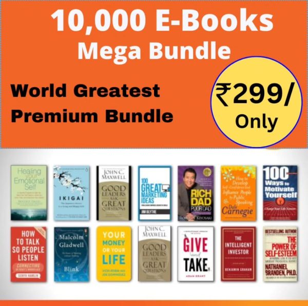 10,000 E-Book Mega Bundle